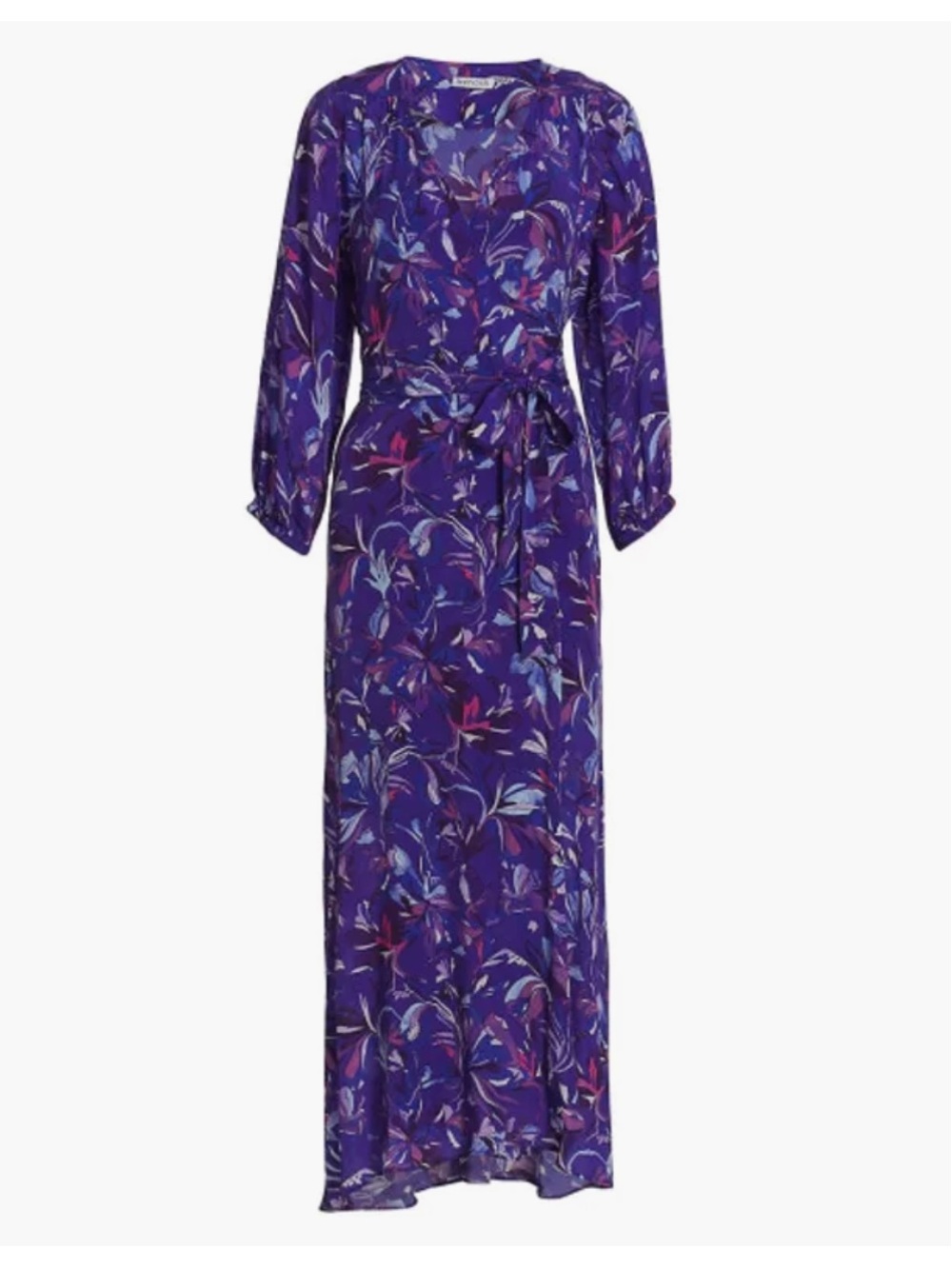 NWT Maria Cher Carhue Denia Wrap-Front Maxi Dress XL